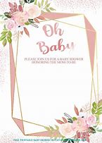 Image result for Rose Baby Shower Invitations