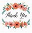 Image result for Basket of Flowers Thank You Pic Cartoon