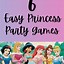 Image result for Princess Party Games for Girls