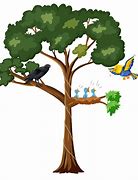 Image result for Cartoon Tree with Birds