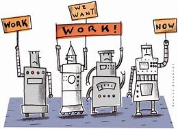 Image result for Robot Work Cartoon