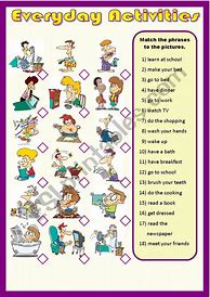 Image result for Activities Worksheet