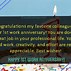 Image result for Thank You Message for One Year Work Anniversary