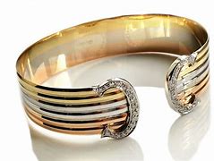 Image result for Vintage 18K Gold Bracelet