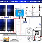 Image result for Solar Panel Connection Diagram