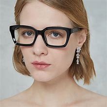Image result for Square Frame Eyeglasses