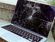 Image result for Highly Damaged Laptop