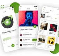 Image result for Music App Design Templates