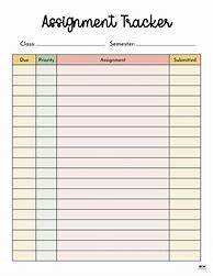 Image result for Assignment Tracker