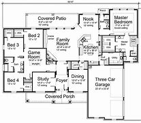 Image result for Rectangular House Floor Plans