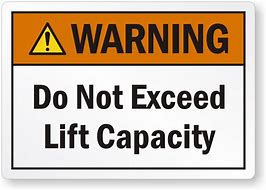 Image result for Do Not Exceed Maximum Capacity