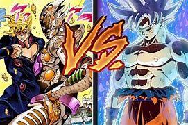 Image result for Giorno vs Goku