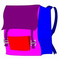 Image result for Blue Backpack Clip Art