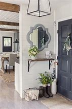 Image result for Entryway Mirror with Shelf