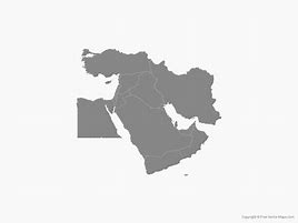 Image result for Middle East Map Vector