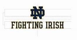 Image result for Notre Dame Fighting Irish Font
