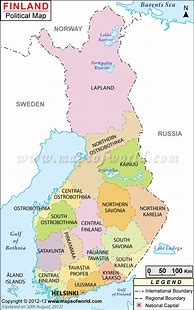 Image result for Finland England Capital Map