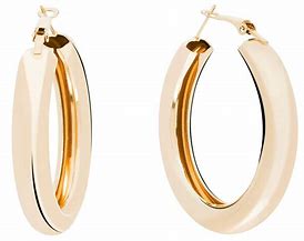 Image result for 2 Inch Gold Hoop Earrings