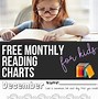 Image result for Reading Chart Printable for Kids June
