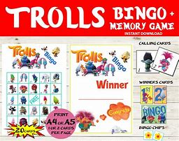 Image result for Bingo Trolls and Novelties