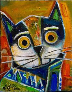 Pin by cher young on Peintre : Nicole St pierre | Cat art illustration, Cat art, Whimsical art