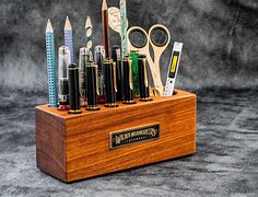 Image result for Pen Holder for Desk with Watch