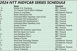 Image result for 2024 IndyCar Calendar
