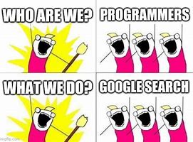 Image result for Google Search Programmer Meme