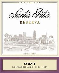 Image result for Vina Santa Rita Floresta Petite Syrah Syrah