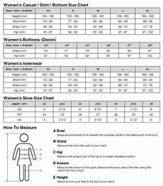 Apparel Size Chart