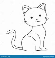 Image result for Cat Outline for Coloring