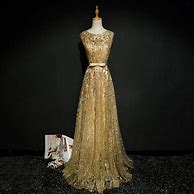 Image result for Gold Lace Formal Dress