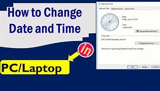 Image result for Correct Time in Laptop