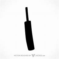 Image result for Raised Cricket Bat Silhouette