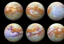 Image result for Titan Moon True Color