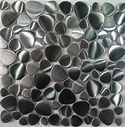 Image result for Stainless Steel Pebble Tile