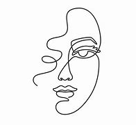 Image result for Abstract One Line Face Drawing