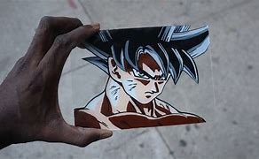 Image result for Goku Glass Painting