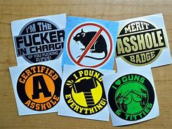 Image result for Funny Hard Hat Stickers Decals