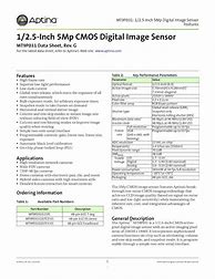 Image result for CMOS-Sensor Data Sheet