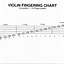 Image result for Violin Finger Chart