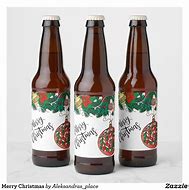 Image result for Christmas Beer Bottle Labels