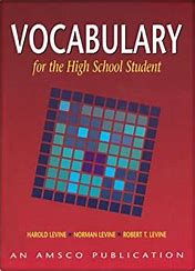 Image result for Vocabulary Book High School Students