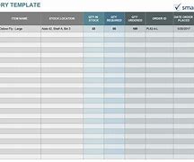 Image result for Inventory Worksheet Template