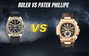 Image result for Patek vs Rolex