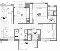 Image result for 80 Meters Square D Flat