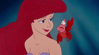 Image result for The Little Mermaid Ariel and Sebastian Under the Sea