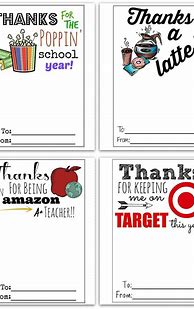 Image result for Teacher Gift Template