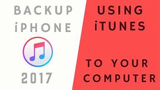 Image result for How to Back Up iPhone On PC