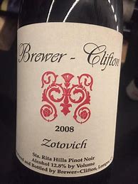 Image result for Brewer Clifton Pinot Noir Zotovich